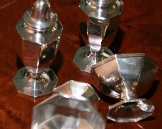 STERLING MATCHING SALT & PEPPER