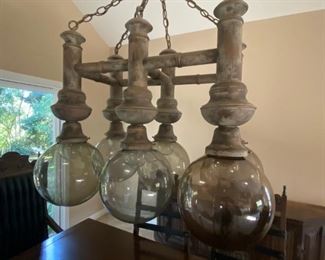 Light detail. Pantina finish.