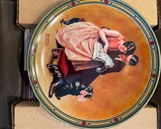 Norman Rockwell Collector Plate (2 of them). $5 each