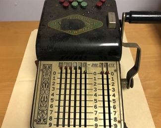 Antique accounting machine 