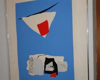 Abstract Art Clear Light of Winter R. Eckstein 27x21 $150