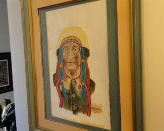Indian Art by Christine Aukhaustein? $175
