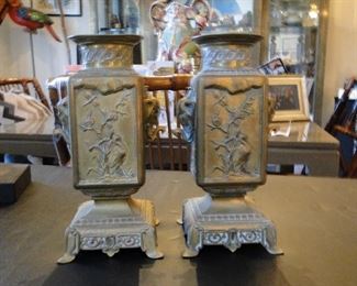 Old Brass/Bronze Elephant Vases $200 pair