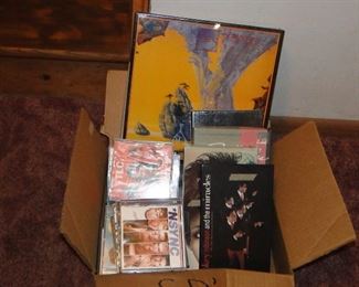 CDs and boxes sets $1-15 each