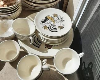 Mid Century Royal China Good Morning Rooster