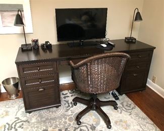 Pottery Barn desk (can be used in conjunction with the corner desk or separate!)
