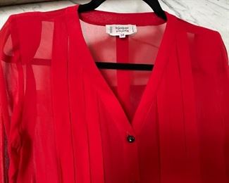 Rive Gauche silk chiffon blouse, Yves Saint Laurent 