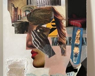Mona Dworkin mixed-media painting