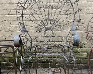 Victorian garden chair