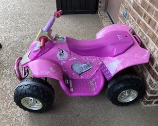 Child's princess ATV toy 