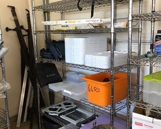 Rolling Metal Storage Shelving Racks