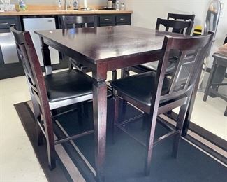 table and chairs counter height