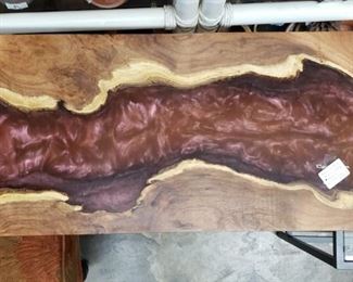 Hand Crafted Mesquite RIVER table