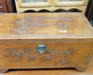 Vintage oriental chest