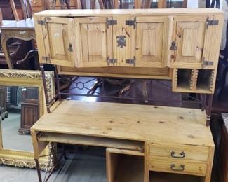 desk and hutch