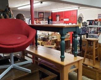 tables and chair