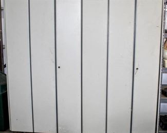 HUGE Wall Cabinets, 2 Pieces (Connected) Measured Together 76" W x 70" T x 30" D  - International Power Machines Battery Cabinets