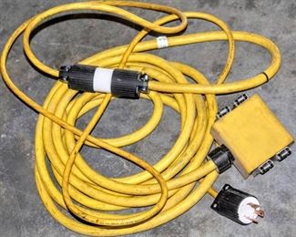Royal Sovereign Water Resistant Generator Cords, Plus Generator 4 Outlet Cord Extension