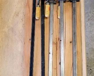 (5) Bar Clamps 36", 30" & 24"