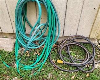Lot of (3) Garden Hoses