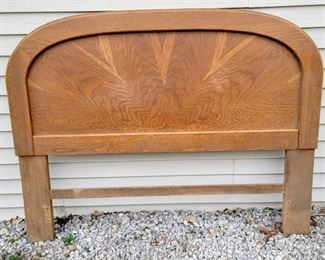 Vintage Solid Wood Headboard 62" W x 47" T
