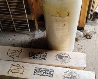 (2) Boxes of Film-Gard Polyethylene Sheeting + (1) Large Roll Stretch Wrap Film - Pallet or Moving Wrap