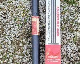 Vintage (1) WARDS Heavy Duty Support Jack + (1) The Jack You Can Count On