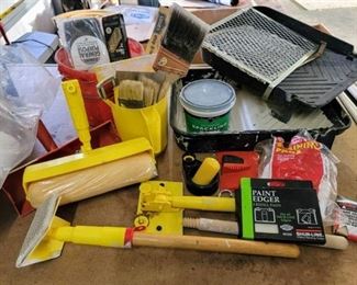 Paint Supplies - Roller Trays, Paint Brushes & Rollers, Staining Pads, Edgers, Spackling