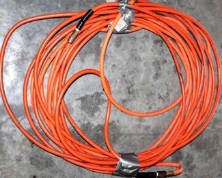 (2) Pneumatic Hoses Wound- Unknown Length