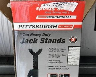 (4) 3 Ton Heavy Duty Jack Stands, Pittsburgh
