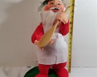 Annalee Cooking Santa