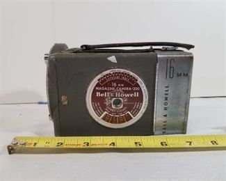 Antique Bell and Howell 16mm Magazine Camera.