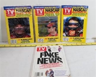 Lot of Four TV Guides.