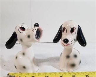 Vintage Dalmatian Pencil Sharpener and Holder. Made in China.