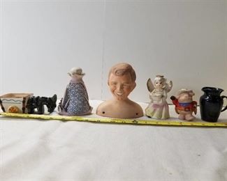 Lot of Six Assorted Ceramic Pieces.