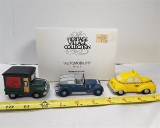 Heritage Village Collection. Automobiles. Department 56.