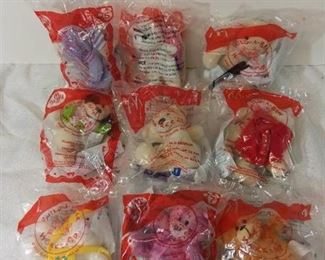 Lot of 9 McDonalds Happy Meal Toys Year 2007- Build-a-Bear Workshop Toys