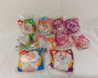 Lot of 10 Mcdonalds Happy Meal Toys - 1994 Anamaniacs Toys and 2014 My Little Pony Toys