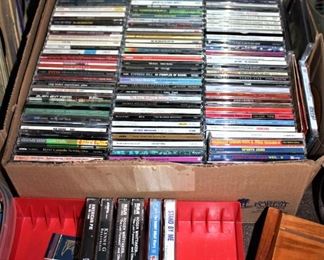 Cd’s and audio tapes 