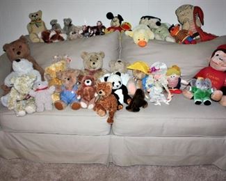 new and previously loved stuffed animals