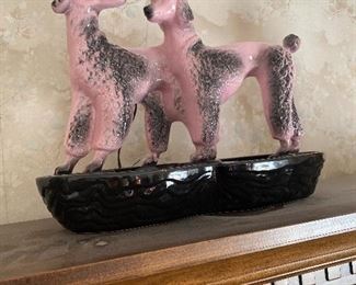 Over the top Poodle Console lamp 