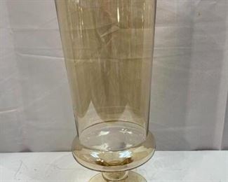 Large Luster Finish Glass Vase Urn