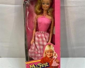 Vintage Mattel 1982 MY FIRST BARBIE Doll in Box with Accessories 