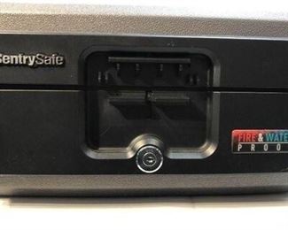 SMALL FIRE & WATER PROOF SAFE WITH KEY