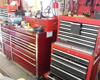 Snap On Limited Edition Cranberry Color Toolbox & loads of Snap on TOOLS