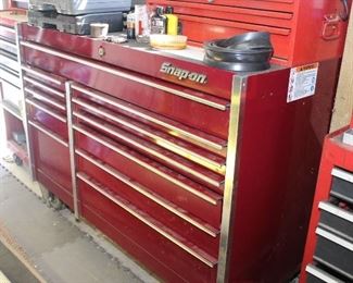 Snap On Limited Edition Cranberry Color Toolbox & loads of Snap on TOOLS