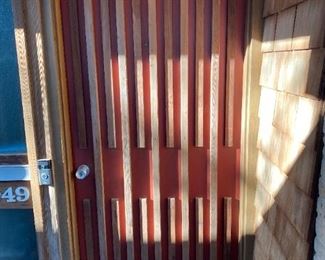 Mid Century Front Door + Frame $500