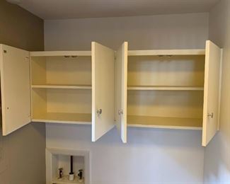 Laundry Room Above Washer/Dryer Cabinets $80