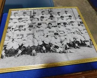 Vintage framed team photo
