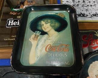 Vintage coca cola tray
